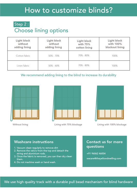 Induja 100% Cotton Sheer Gold printed Customizable blind for livingroom & Bedrooms-Light Filtering-Beige