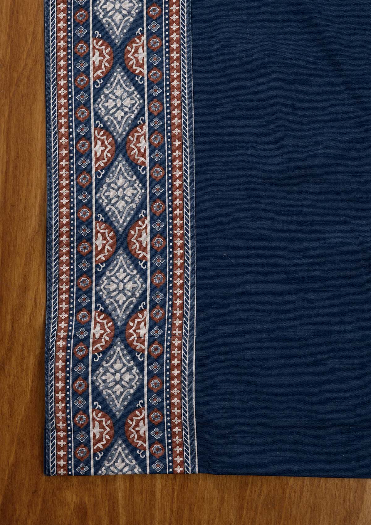 Tara Indigo Printed Cotton Fabric