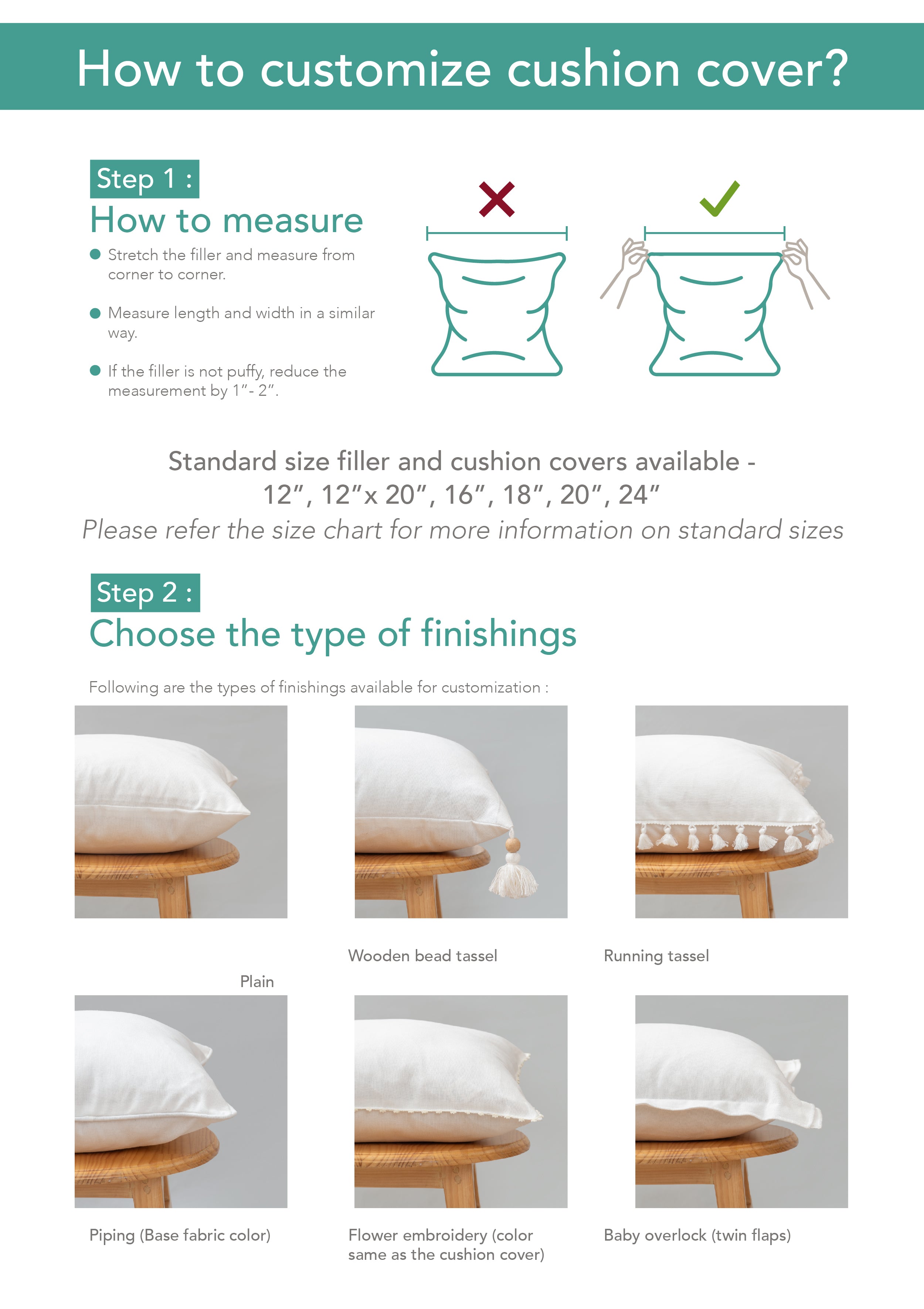 Solid Powder Blue 100% linen cotton plain cushion cover for sofa