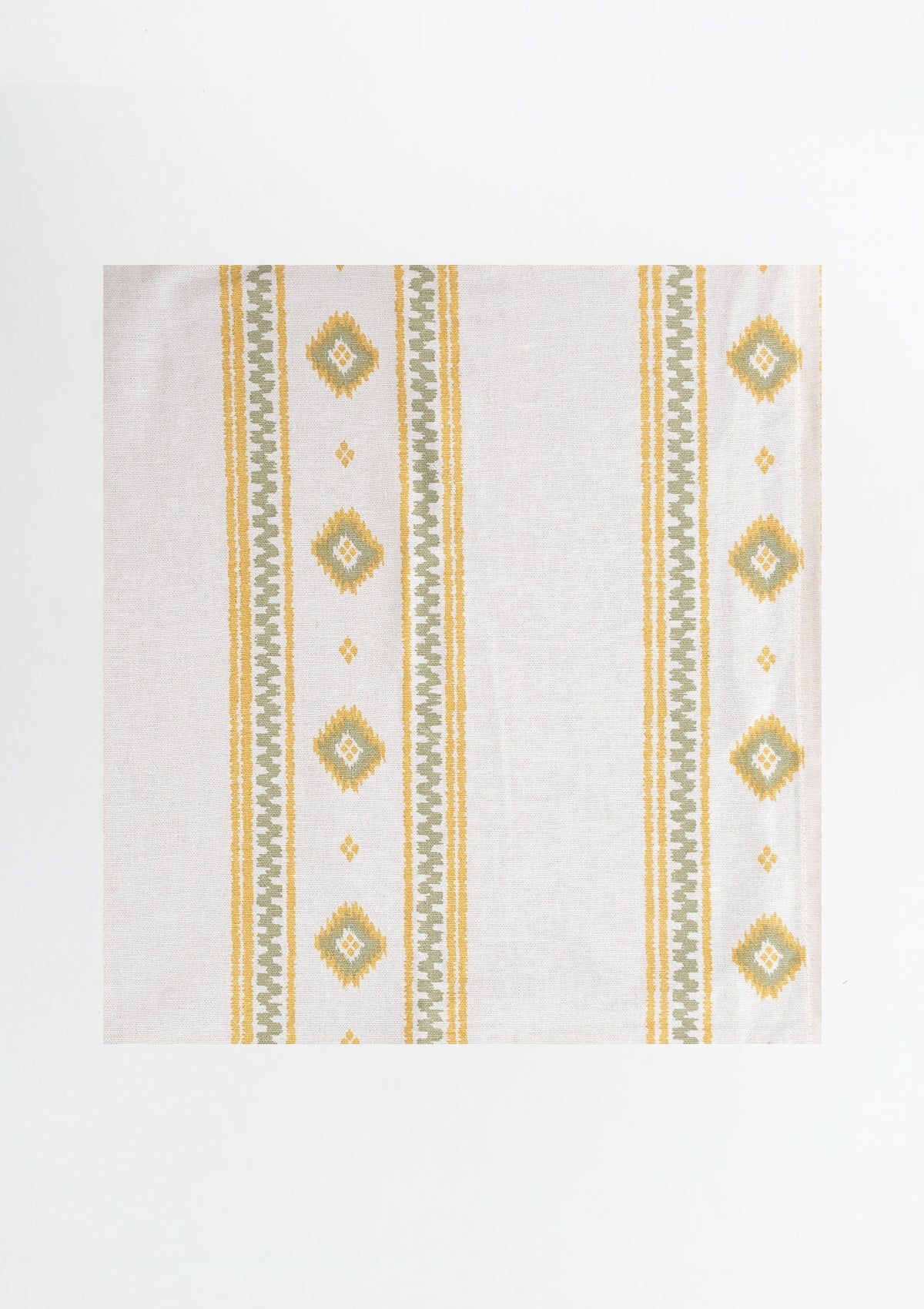 Echo Contemporary Geometric 100% cotton Fabric - Light Reduction - Yellow