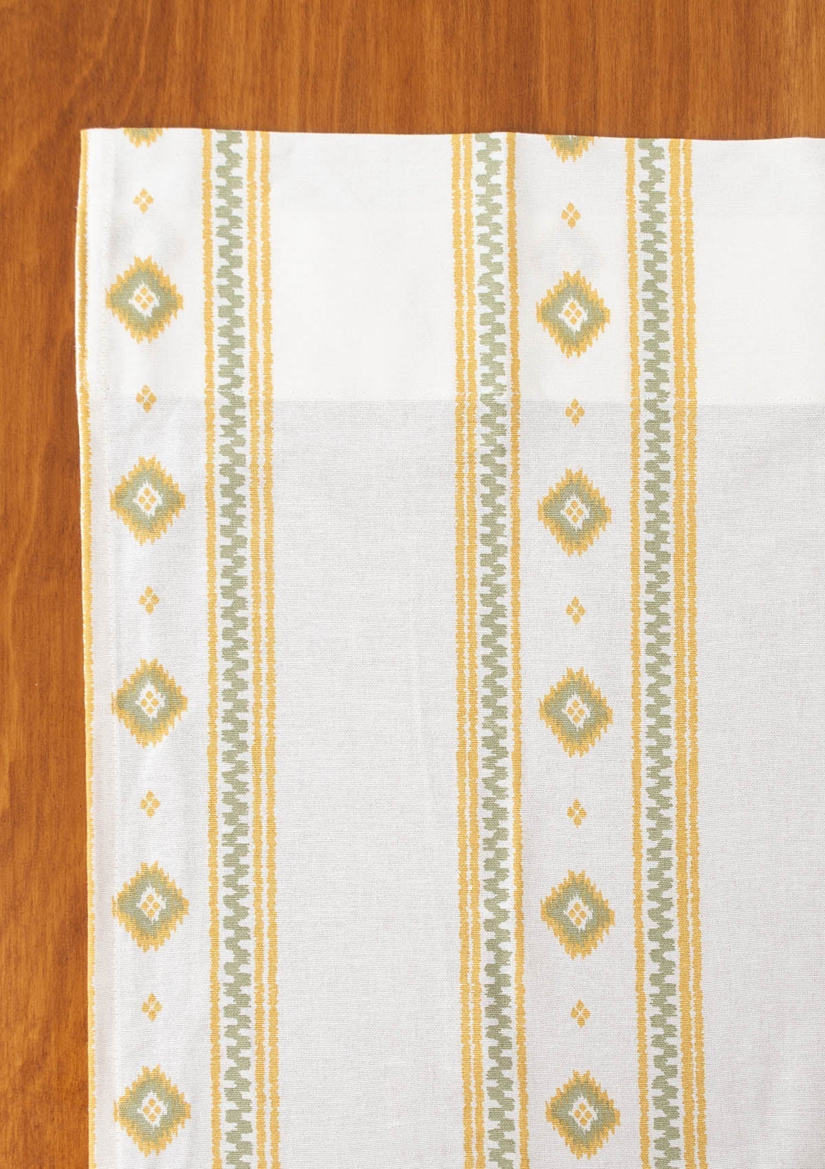 Echo Contemporary Geometric 100% cotton Fabric - Light Reduction - Yellow