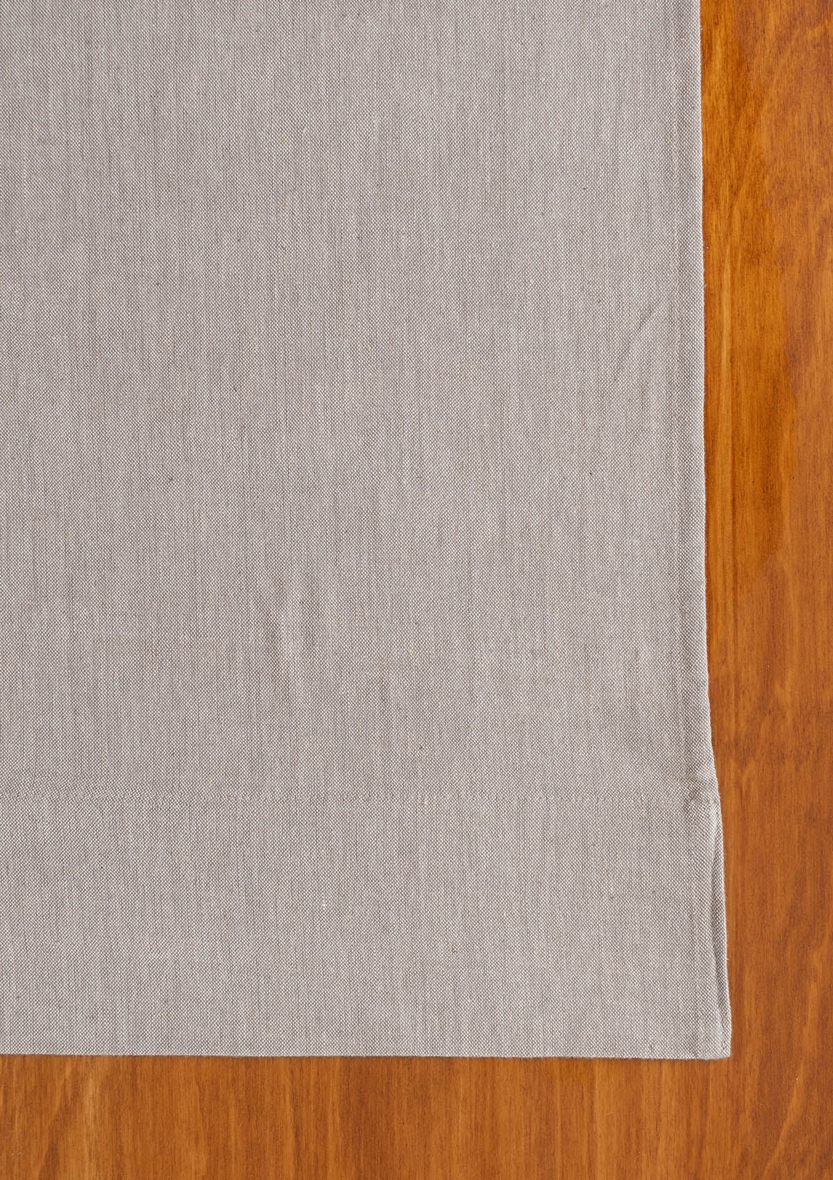 Elephant Grey Solid Linen Cotton Fabric - Room darkening - Grey