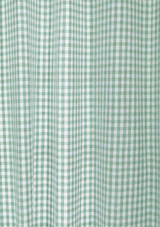 Gingham Sage Green Fabric
