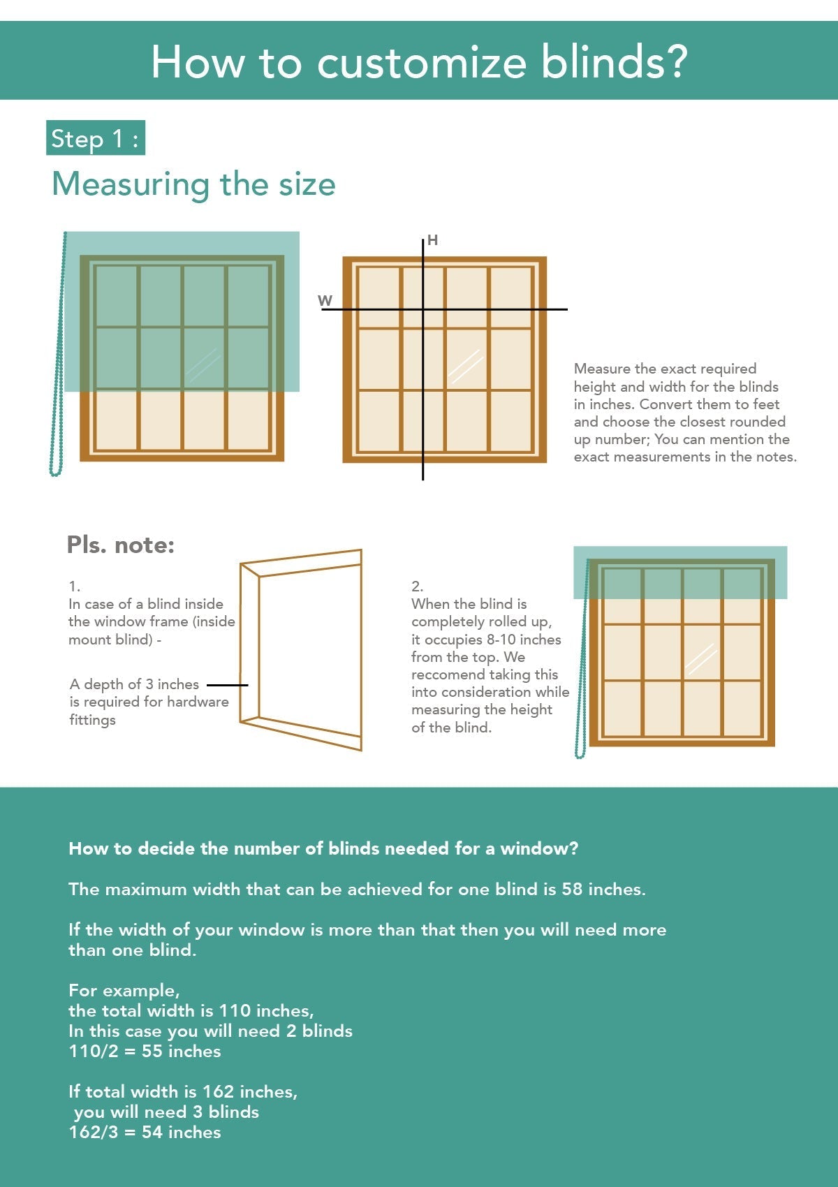 Neela 100% Cotton Ethnic Printed Customizable blind for living room & Bedrooms-Room Darkening-Indigo