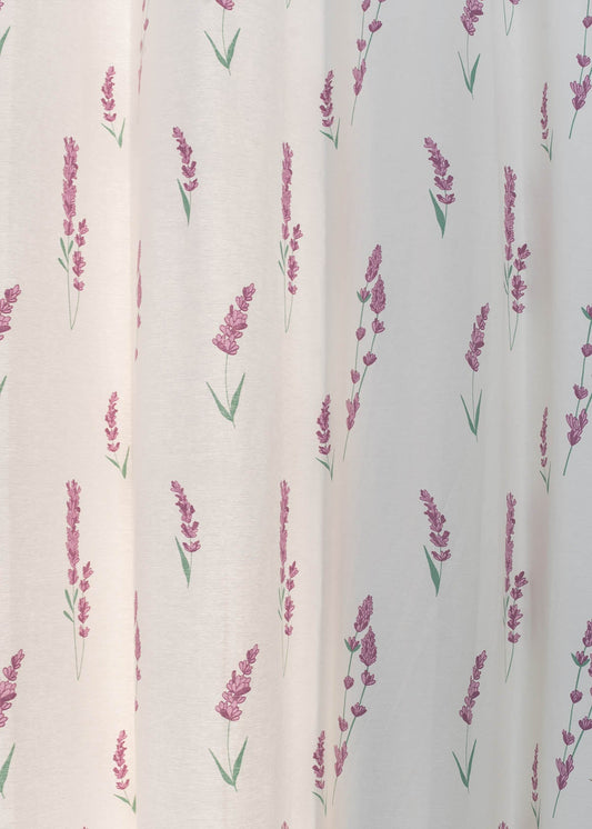 Fields printed cotton Fabric - Lavender