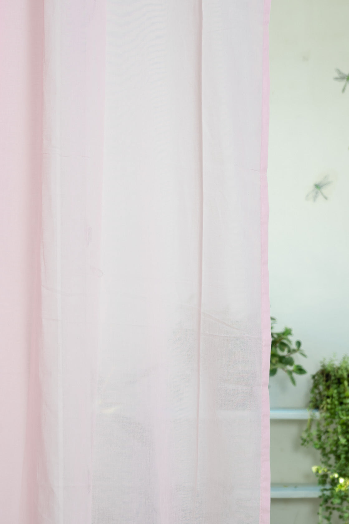 Solid sheer Fabric - Lavender