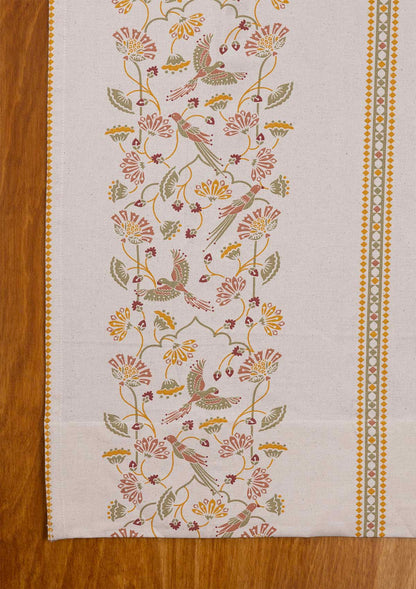 Meenakshi 100% Cotton Printed Curtain for living room & bedroom - Light Reduction - Multicolor - Single Piece