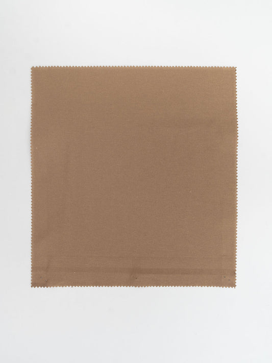 Solid chocolate brown 100% cotton plain fabric for bedroom - Room darkening