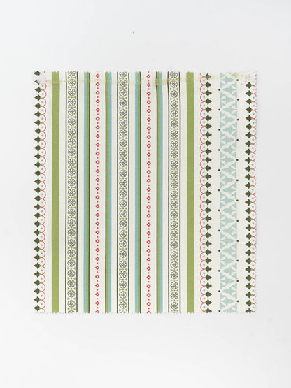 Palace Pillars Geometric printed 100% Cotton Fabric for Living Room and Bedroom - Room Darkening - Multicolor