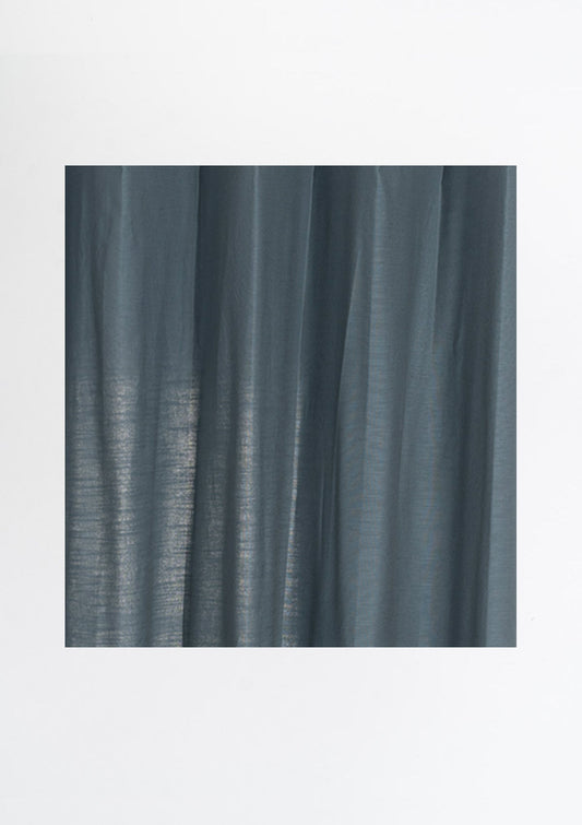 Solid Mist Blue 100% cotton plain Fabric - Room darkening - Blue