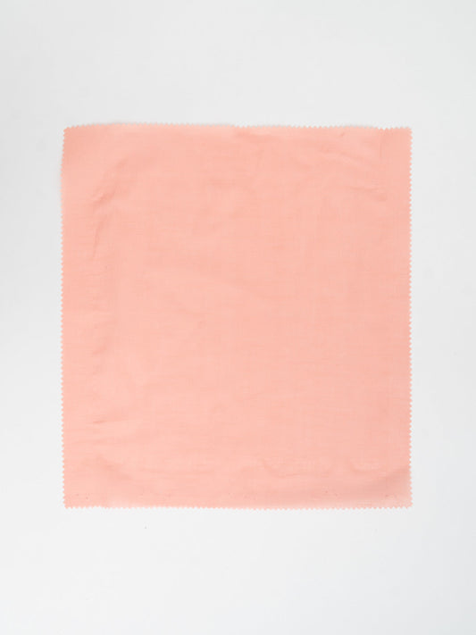 Solid clay sheer Fabric - Rust