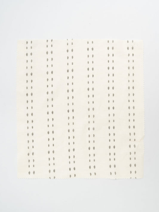 Dew printed sheer Fabric - Cream