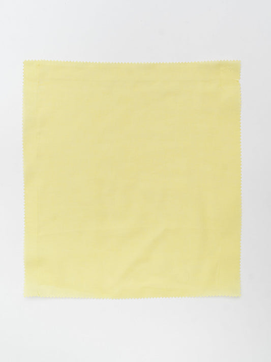 Solid Sheer Fabric - Pale Yellow