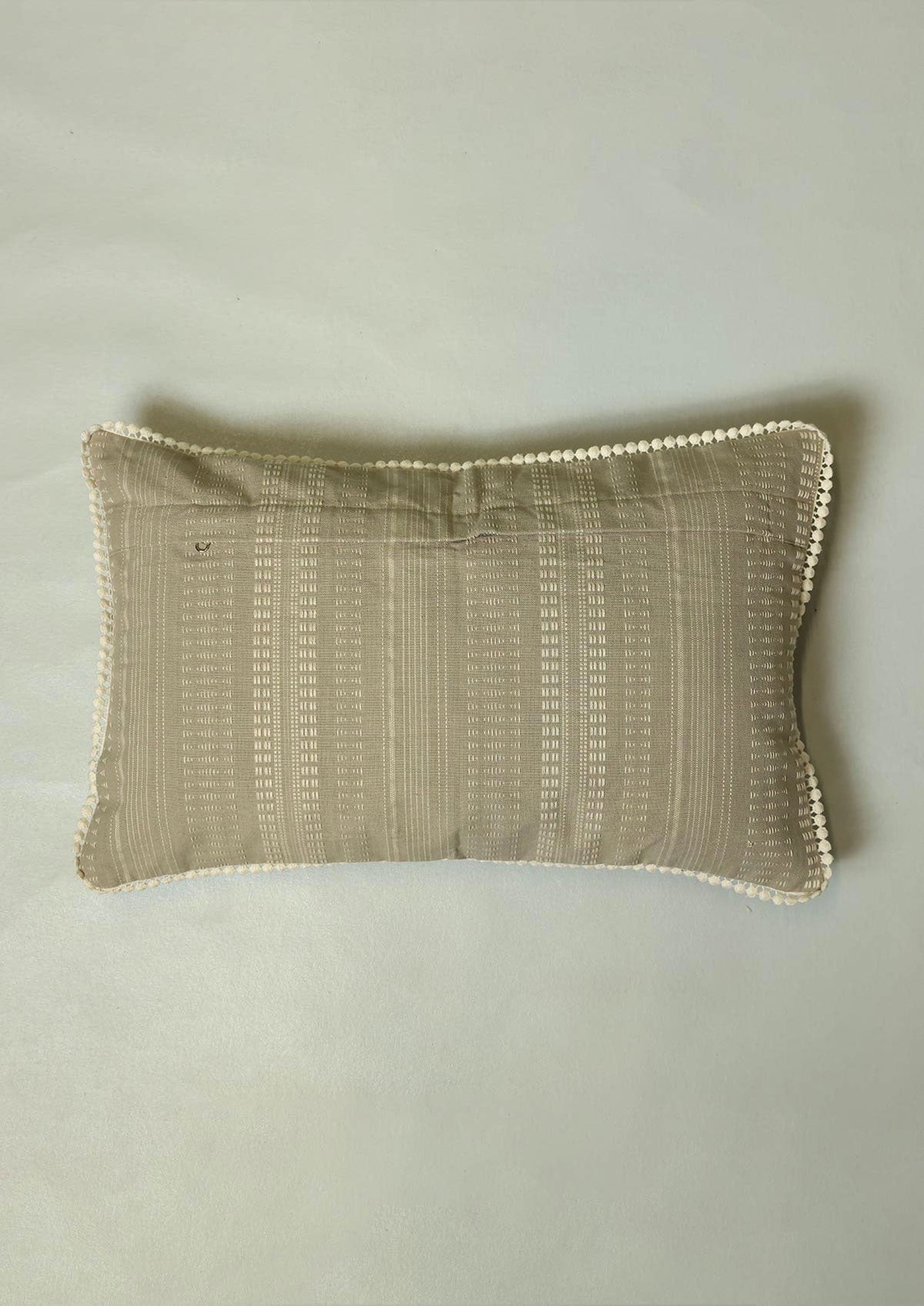 Zia Grey | Woven Textured Neutral | 100% Cotton Cushion Cover For Sofa