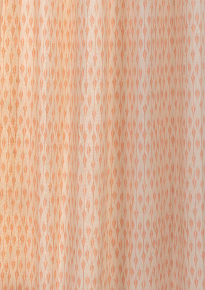 Chenab 100% cotton ethnic curtain for living room - Light Reduction - Beige - Single Piece