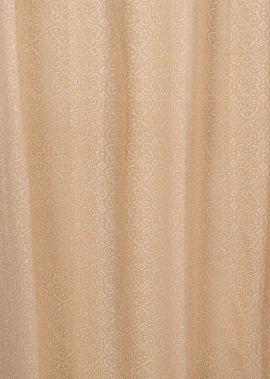 Antique printed cotton Fabric - Cream