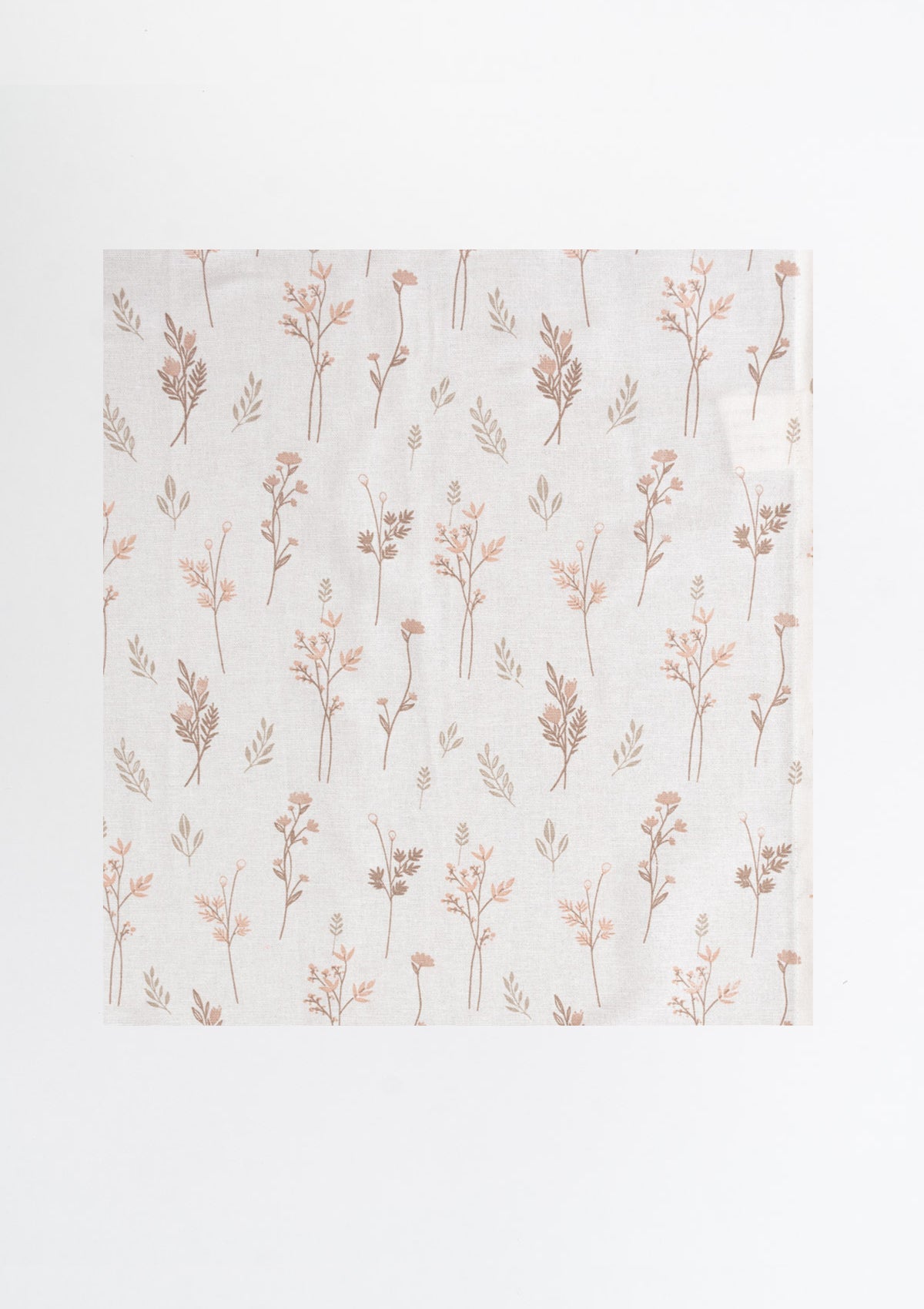 Breeze floral pattern 100% cotton Fabric - Light Reduction - Orange