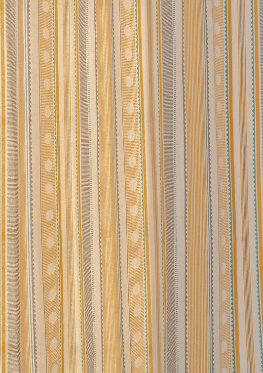Buru premium 100% cotton bohol fabric for curtain, cushion cover, dining, blinds - Room darkening - Mustard