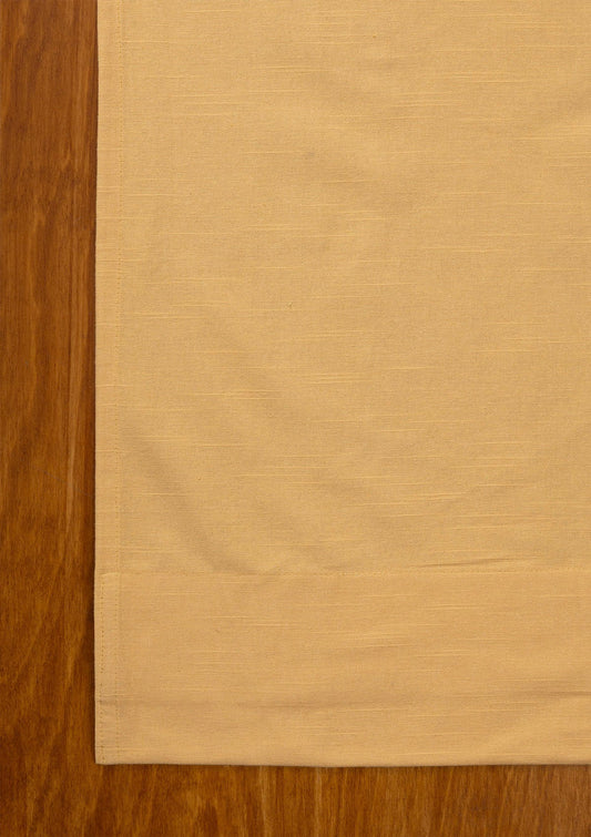 Amber Solid Slub Cotton Fabric