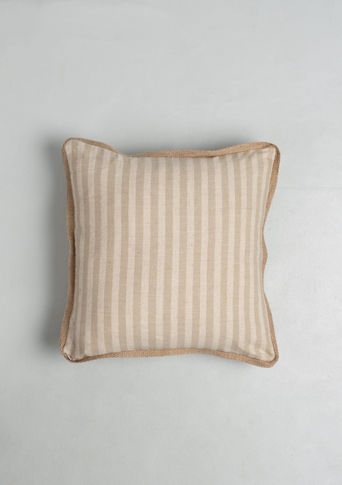 Loom Linen minimal design Cushion Cover for Sofa - Beige