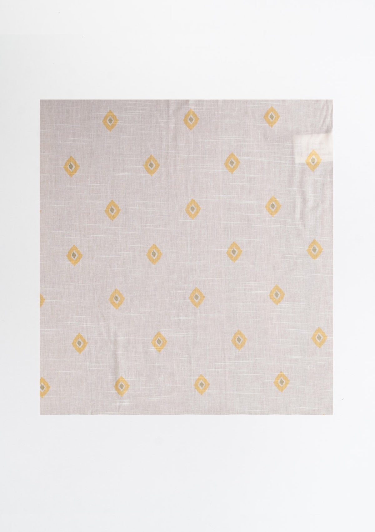 Noor minimal 100% cotton sheer Fabric for living room - Light filtering - Yellow