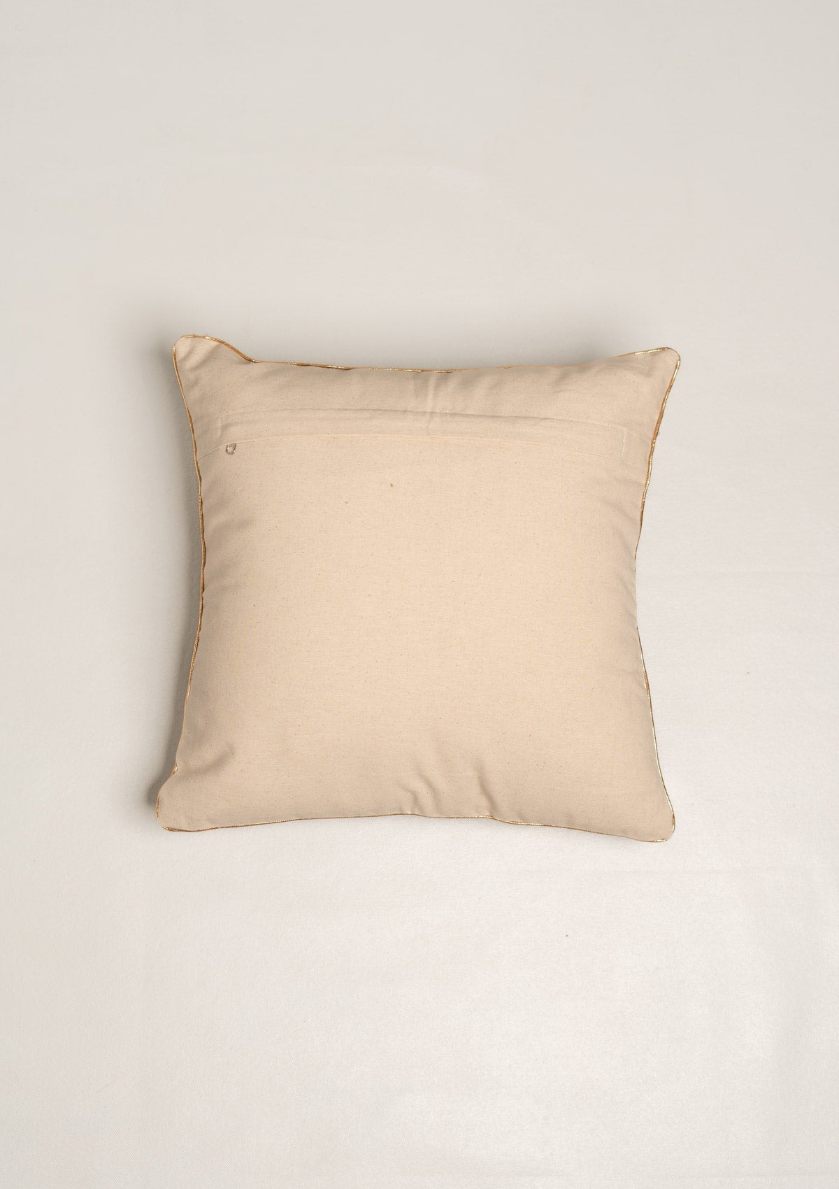 Padma Floral Ethnic 100% Cotton Cushion Cover for Sofa - Rose Pink