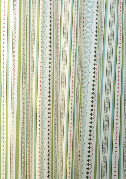 Palace Pillars Geometric printed 100% Cotton Fabric for Living Room and Bedroom - Room Darkening - Multicolor