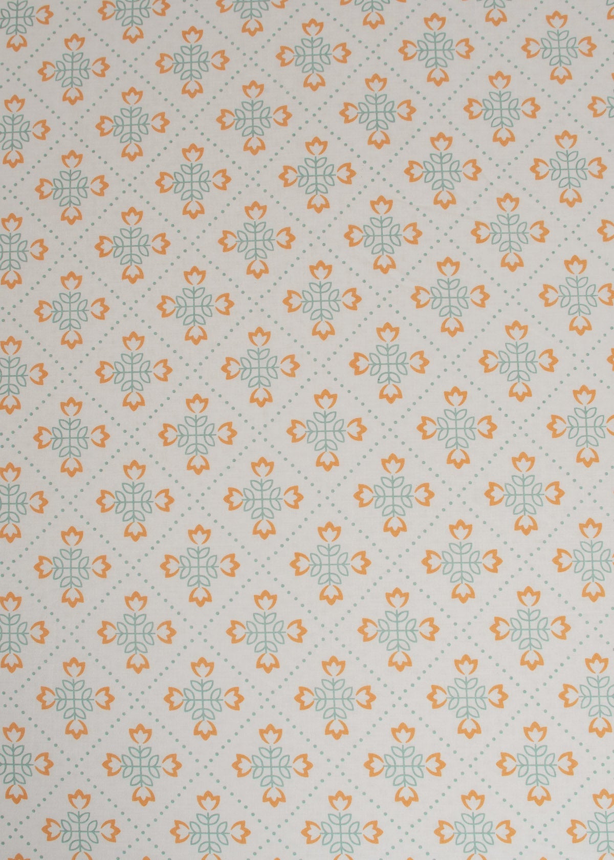 Palm Grove Printed Cotton Fitted Sheet - Multicolor