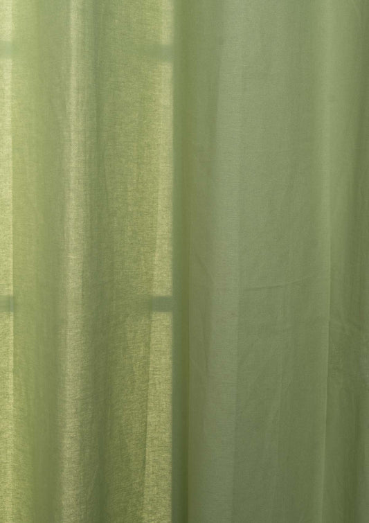 Solid Leaf Green 100% cotton Fabric for living room and bed room - Room darkening - Leaf green