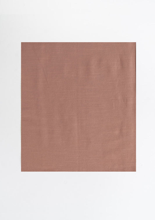 Solid Mahogany 100% cotton plain Fabric - Room darkening - Light Rust