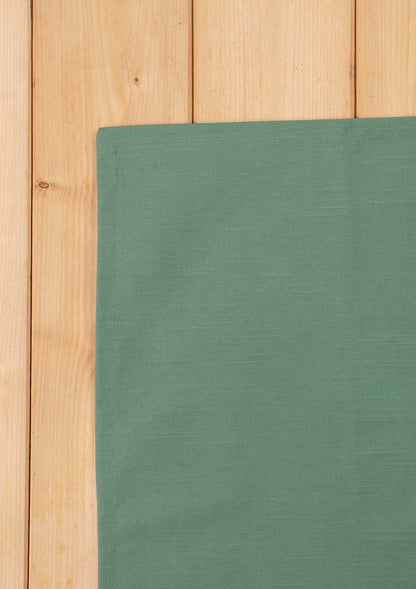 Solid Sage Green Spill safe water-resistant coated cotton table cloth