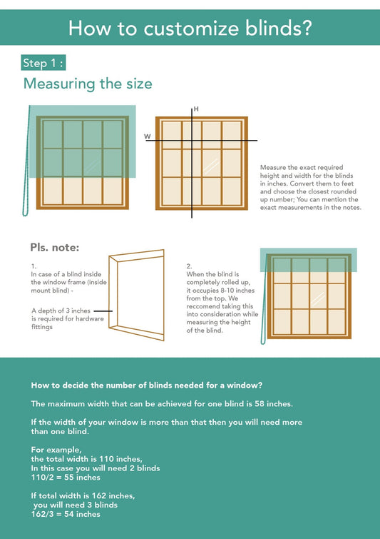 Induja 100% Cotton Sheer Gold printed Customizable blind for livingroom & Bedrooms-Light Filtering-Beige