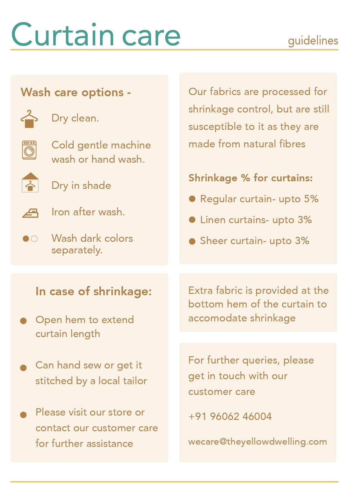 Solid chocolate brown 100% cotton plain curtain for bedroom - Room darkening - Single Piece