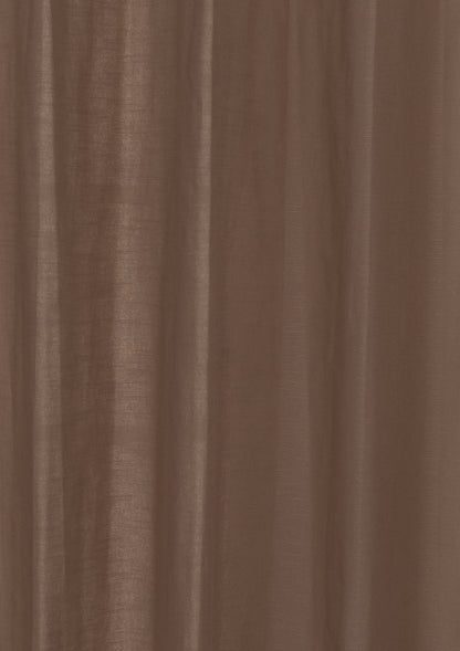 Solid chocolate brown 100% cotton plain fabric for bedroom - Room darkening