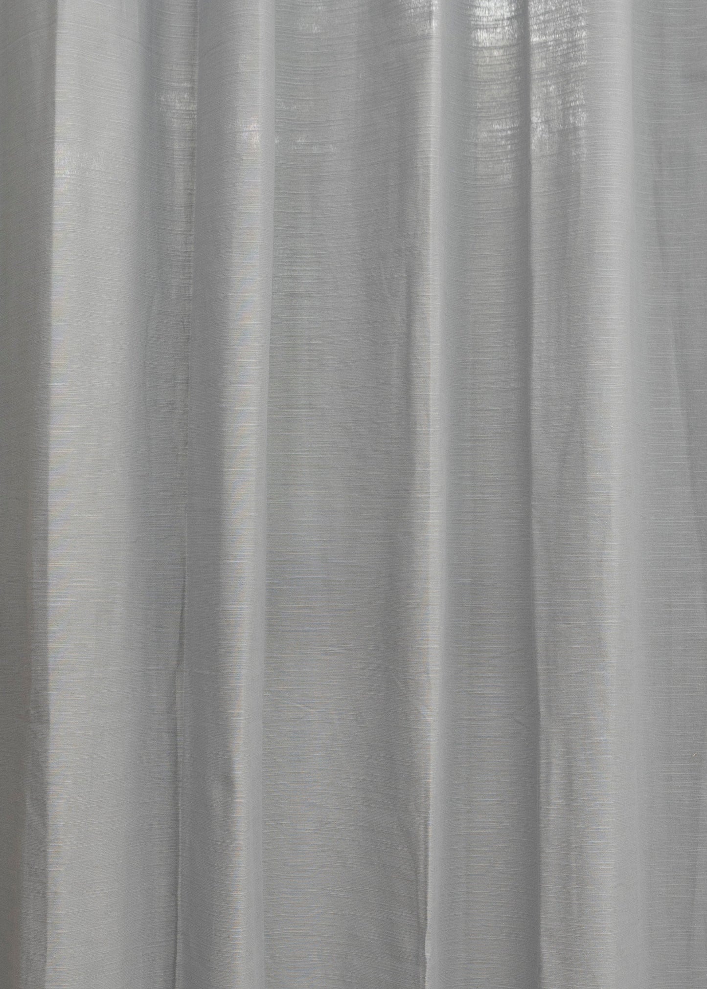 Solid Ultimate grey 100% cotton plain curtain for bedroom - Room darkening - Single Piece