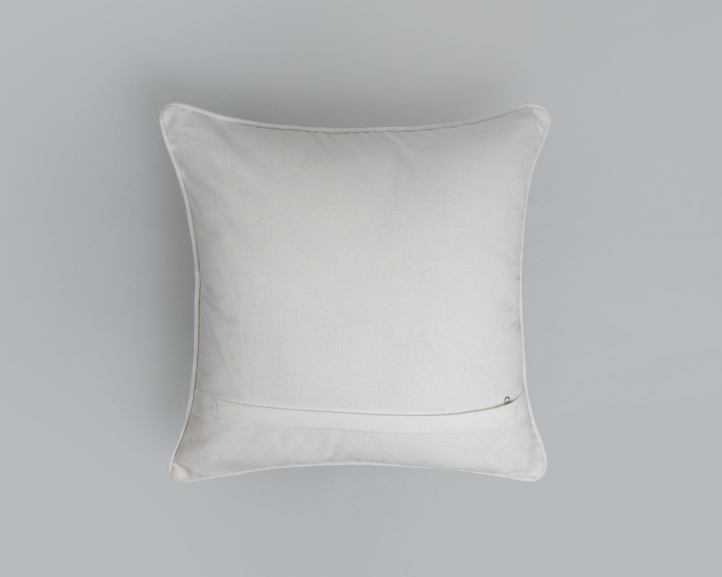 Solid White 100% cotton plain cushion cover for sofa