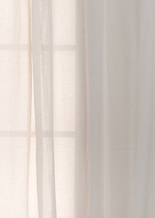 Solid sheer Fabric - Grey