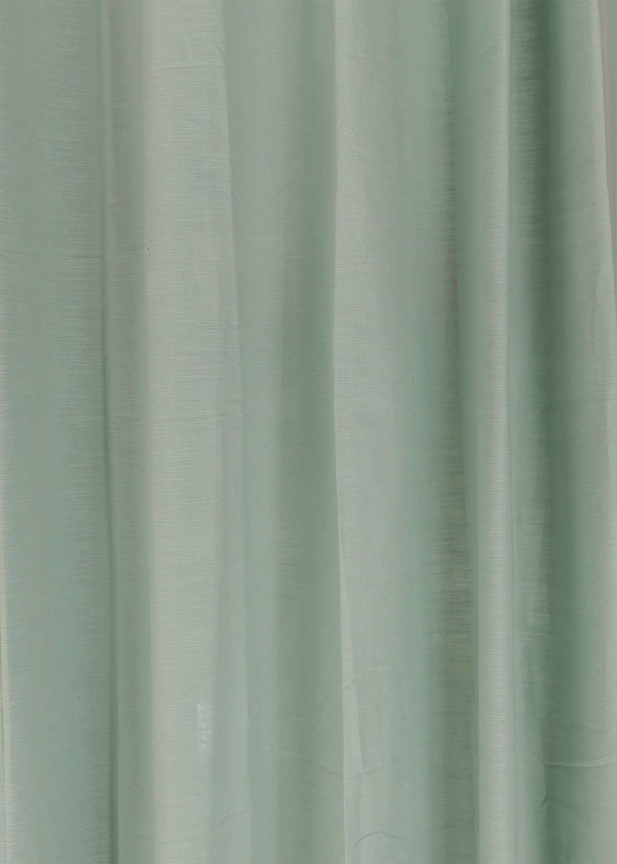 Solid Nile Blue 100% cotton plain curtain for bedroom - Light Reduction - Single Piece
