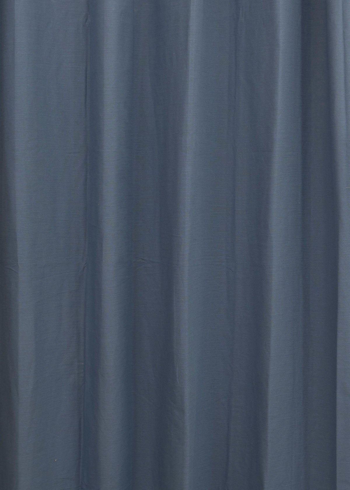 Solid  Royal blue 100% cotton plain curtain for bedroom - Room darkening - Single Piece