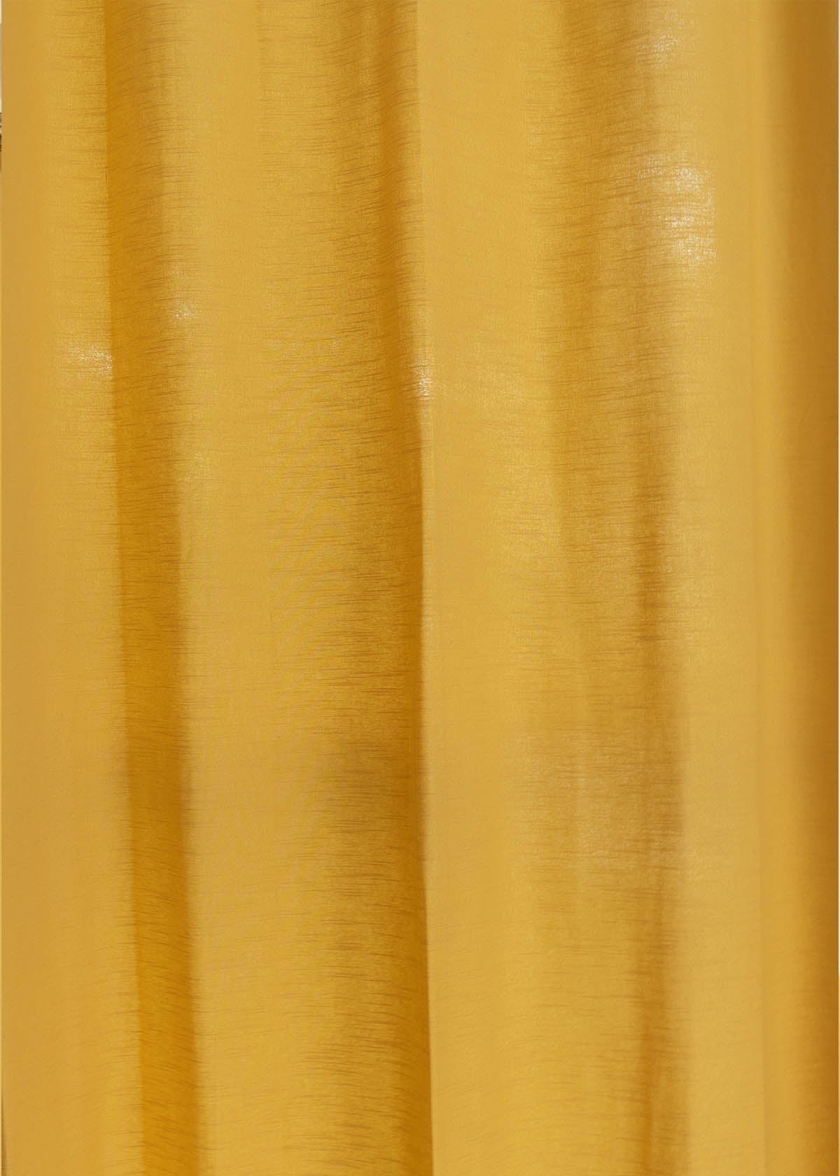 Solid Mustard 100% cotton plain curtain for bedroom - Room darkening - Single Piece